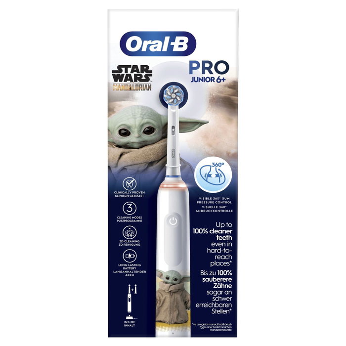 Oral-B Pro Junior Star Wars Cepillo Eléctrico Infantil Giratorio Multicolor Blanco