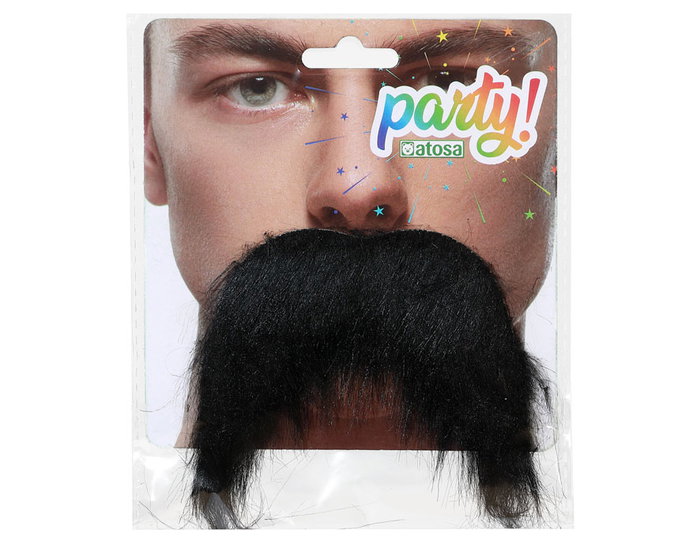 atosa Bigote Postizo Negro Grueso Estilo Mexicano para Disfraces de Mariachi, Carnaval o Fiesta Temática atosa Bigote Postizo Negro Grueso Estilo Mexicano para Disfraces de Mariachi, Carnaval o Fiesta Temática