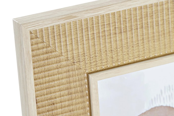 DKD Home Decor Marco de Fotos 10x15 MDF Natural 19x1,5x24 cm