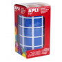 Apli Gomets Cuadrados Azules de 20x20 mm - Rollo de 1.770 Unidades