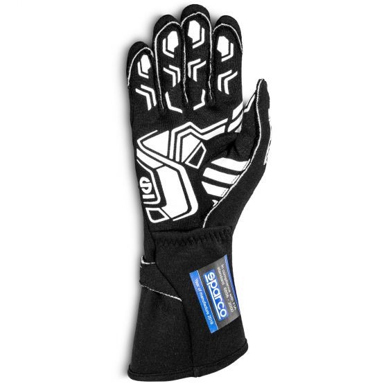 Sparco S00135610NRAF Guantes Tide 2020 FIA 8856-2018 para Competición, Alto Agarre, Antivibración, Palma HTX 3D, Talla 10, Negro Naranja