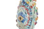 DKD Home Decor Decoración Metal Azul y Multicolor 27x8x21 cm