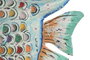 DKD Home Decor Decoración Metal Azul y Multicolor 27x8x21 cm
