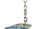 DKD Home Decor Decoración Metal Azul y Multicolor 27x8x21 cm