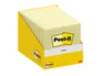 Post-it Bloc de notas adhesivas 76x76 mm Amarillo canario, 10 unidades