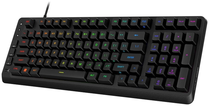 HyperX Eve 1800 Teclado Gaming de Membrana con Retroiluminación RGB Negro