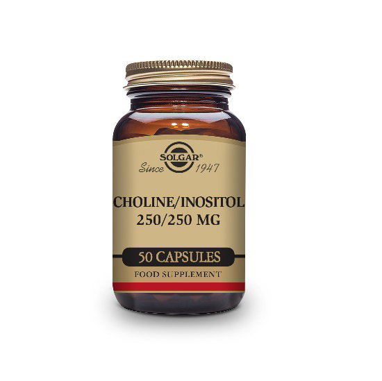SOLGAR Colina e Inositol 250/250mg 50 cápsulas