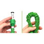 Edm Manguera Extensible ø12 mm ½ pulg 15 m Básico con Pistola Riego, Adaptador Grifo y Enlaces Anti-rotura