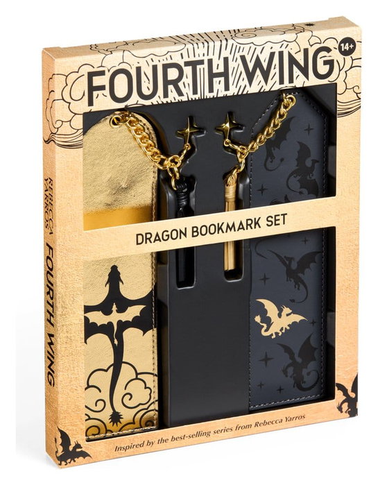 Noble Collection Fourth Wing Set de 2 Puntos de libros Dragon 15 cm