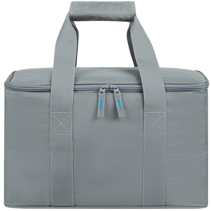 Rivacase 5717 Bolsa Térmica Gremio 17L Gris de Poliéster con Cierre de Cremallera 220x220x350mm