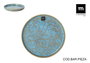 La Mediterranea Bandeja Redonda Scratch Blue 20 x 2.3 cm (Pack de 18)移