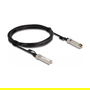 DELOCK Cable Twinax SFP+ a SFP+ 3 metros, 3 m, DeLOCK, Negro, 82599