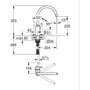 Grohe Grifo de cocina Caño C alto Cromo 31494001