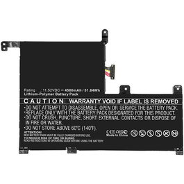 CoreParts Batería para Portátil Asus, 11.52V 4500mAh 51.84Wh Li-Ion, Compatible, Alta Durabilidad y 12 Meses de Garantía
