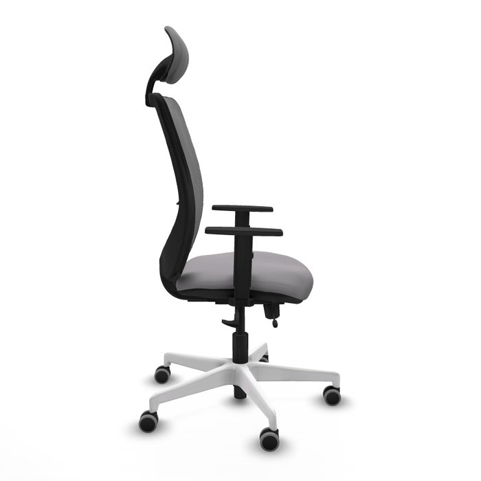 PIQUERAS Y CRESPO Silla de oficina Zulema Gris con Mecanismo Sincro/Traslack PIQUERAS Y CRESPO Silla de oficina Zulema Gris con Mecanismo Sincro/Traslack
