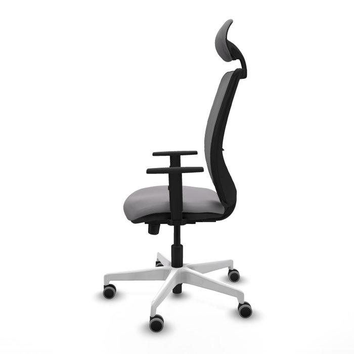 PIQUERAS Y CRESPO Silla de oficina Zulema Gris con Mecanismo Sincro/Traslack PIQUERAS Y CRESPO Silla de oficina Zulema Gris con Mecanismo Sincro/Traslack
