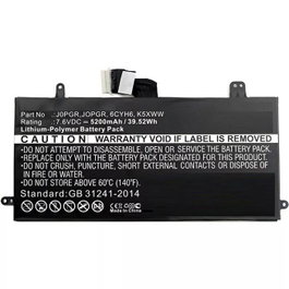 CoreParts Batería para Laptop Dell 32.00Wh 7.6V 4200mAh Negro