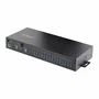 StarTech.com Hub Industrial USB 3.0 de 16 Puertos - Carcasa Metálica, 5 Gbps, Montaje Rack/DIN/Pared, 160W, Compatible con BC 1.2 - Para Entornos Exigentes