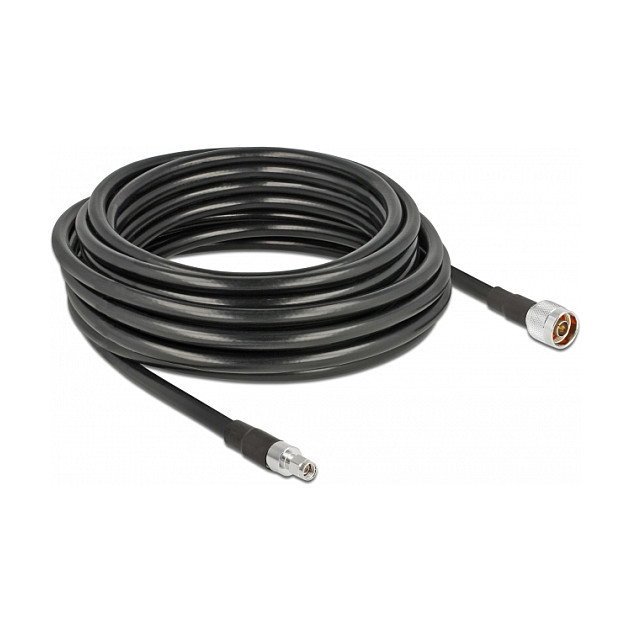 DeLOCK Cable de antena N macho a RP-SMA macho CFD400 LLC400 10 m