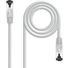 Nano Cable 10.20.2001-L150 Cable de Red RJ45 Cat.8.1 Latiguillo SSTP AWG26 2GHz 40Gbps LSZH Gris 1.5 m