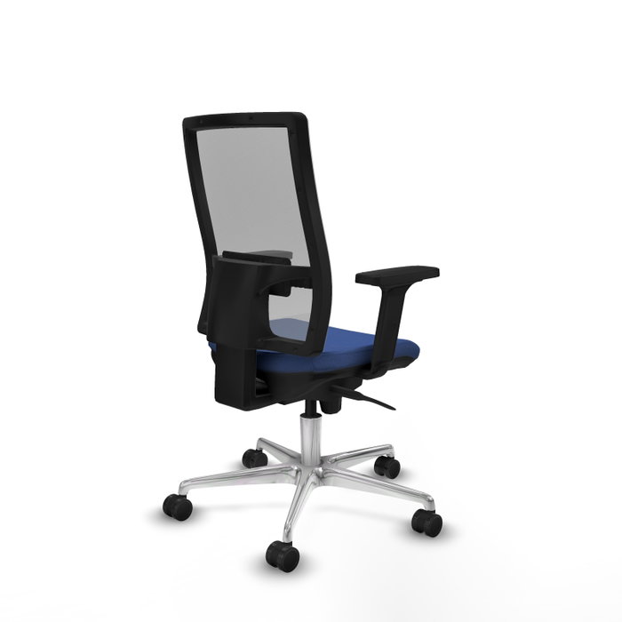 PIQUERAS Y CRESPO Silla de oficina Horna con mecanismo Sincro, Azul marino y Gris PIQUERAS Y CRESPO Silla de oficina Horna con mecanismo Sincro, Azul marino y Gris