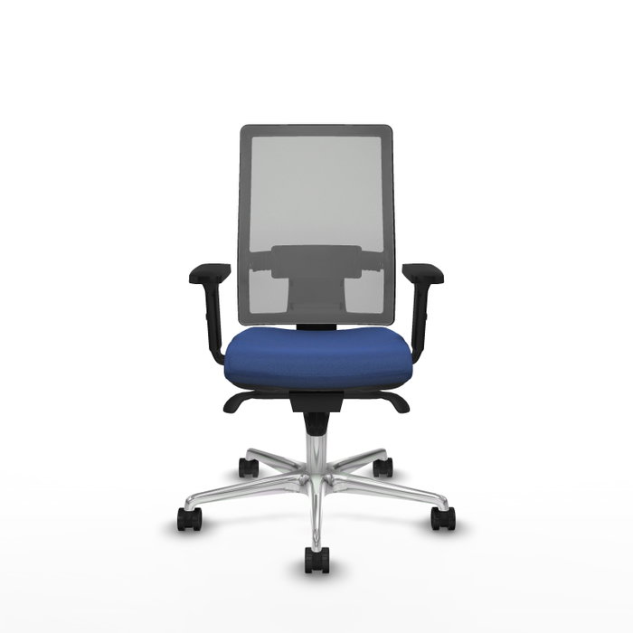 PIQUERAS Y CRESPO Silla de oficina Horna con mecanismo Sincro, Azul marino y Gris PIQUERAS Y CRESPO Silla de oficina Horna con mecanismo Sincro, Azul marino y Gris