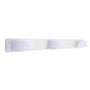 GSC Evolution Percha de acero inoxidable con triple pomo ABS blanco 420x50mm