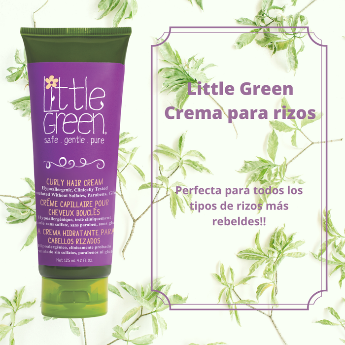 Little Green Crema Hidratante Para Cabellos Rizados Niños 125 ml