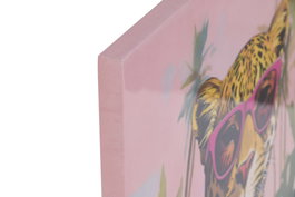DKD Home Decor Cuadro Lienzo MDF 60x2,5x90 Leopardo Surtido de 2