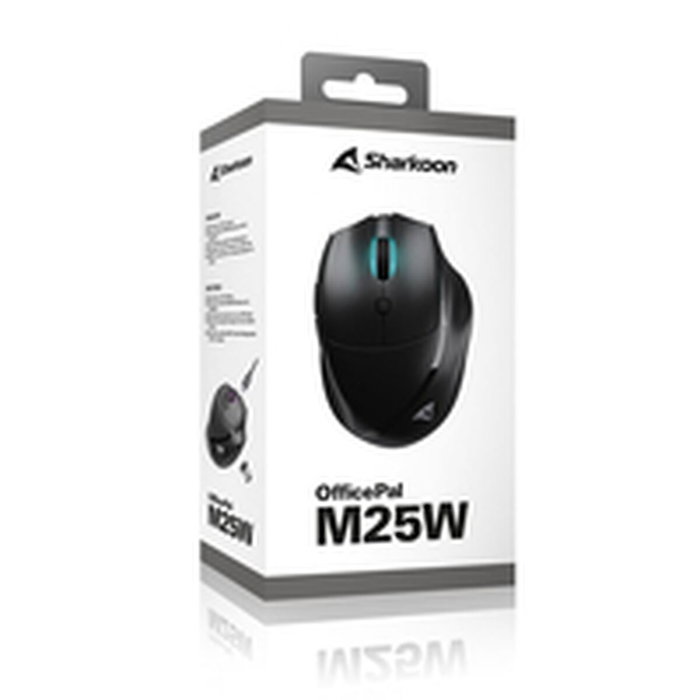 SHARKOON OfficePal M25W Ratón de Juego Inalámbrico Negro SHARKOON OfficePal M25W Ratón de Juego Inalámbrico Negro