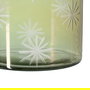 Portavelas Verde Cristal Decoración 15 X 15 X 15 cm