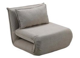 DKD Home Decor Sofá Cama Scandi 85 x 70 x 83 cm, Cama 83x195 cm Metal Poliéster