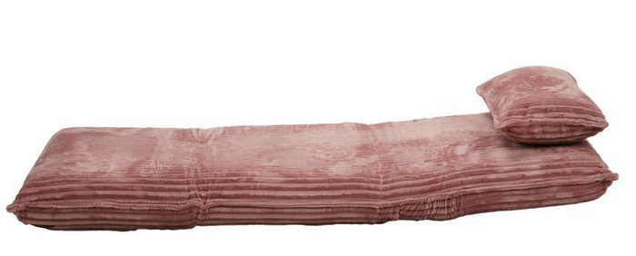 DKD Home Decor Sofá Cama Scandi 85 x 70 x 83 cm, Cama 83x195 cm Metal Poliéster
