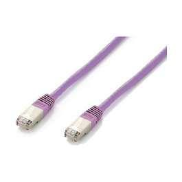 EQUIP Patchkabel Cat6a S/FTP 2xRJ45 15.00m Púrpura