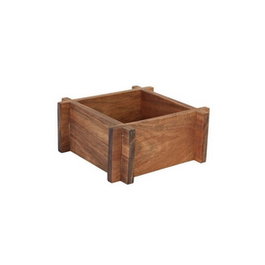 Soporte de acacia 17x17x7.5cm (Set de 3) تقد