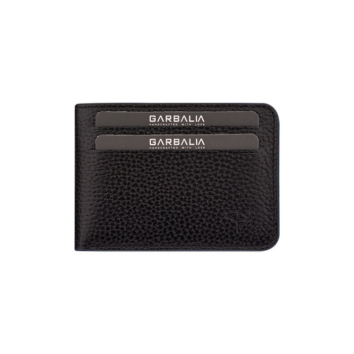 Zoozie Bags Cartera para Hombre 100% Piel Auténtica - Negro, Tan