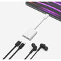 Belkin RockStar Adaptador de Audio y Carga USB-C, Blanco