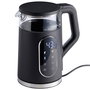 Day Hervidor de Agua 1,7 L 2200W Vidrio Borosilicato Control Electrónico 10 Memorias 13 Niveles Temperatura Variable 40/70/80/90°C