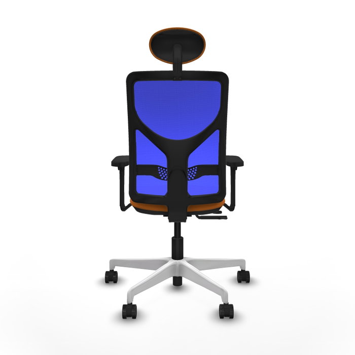 PIQUERAS Y CRESPO Silla de oficina Motilla Naranja y Azul PIQUERAS Y CRESPO Silla de oficina Motilla Naranja y Azul