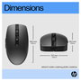 HP Ratón 710 Silencioso Recargable Negro