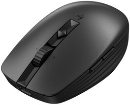HP 710 Silent Czarna Ratón Inalámbrico Óptico Negro con Receptor USB Layout Polaco