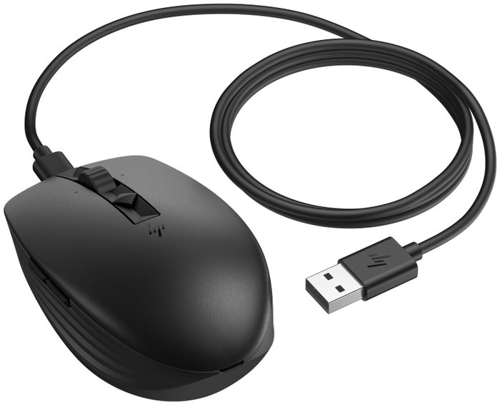 HP Myszka 710 Inalámbrica Negra - Mouse Óptico Láser, 3000 DPI, 6 Botones, Recargable, Oficina HP Myszka 710 Inalámbrica Negra - Mouse Óptico Láser, 3000 DPI, 6 Botones, Recargable, Oficina