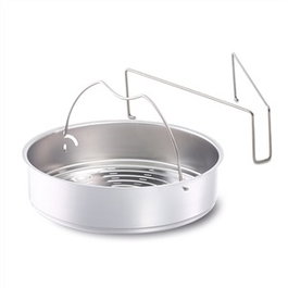 Fissler 610-300-00-800/0 Cestillo Perforado con Trípode para Olla a Presión 22 cm