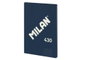 Milán Cuaderno A4 encolado, 48 hojas cuadriculadas, azul marino