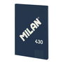 Milán Cuaderno A4 Encolado Colección 430 Since 1918 Azul Marino 48 Hojas Cuadriculadas 95gr/m²