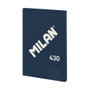 Milán Cuaderno A4 encolado, 48 hojas cuadriculadas, azul marino