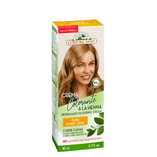 CORPORE SANO Crema Colorante a la Henna Rubio
