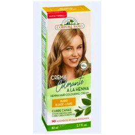 CORPORE SANO Crema Colorante Henna Rubio Natural Vegano Sin Amoniaco Brillo Suavidad 80Ml