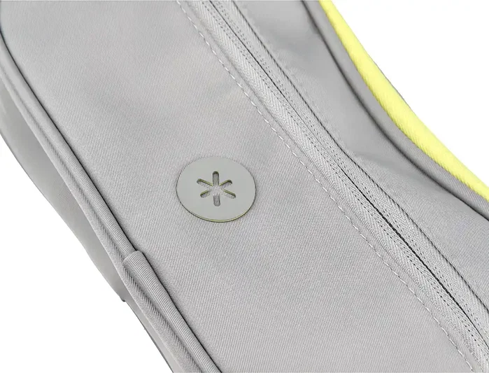 Antartik Fusion Flex Estuche Portatodo Gris 3 Cremalleras Compañero Mochila 110x220x60 mm