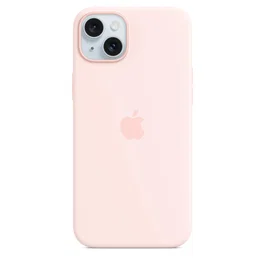 Apple Funda de silicona con MagSafe rosa claro para iPhone 15 Plus MXQV3ZM/A